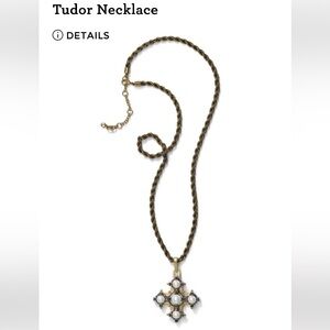 Cabi - Tudor Set. Gold and Silver Pendant Necklace with matching Cuff Bracelet